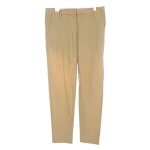 Giada Forte Made in Italy Khaki Tan Pants Women Size XS Twill Preppy Academia